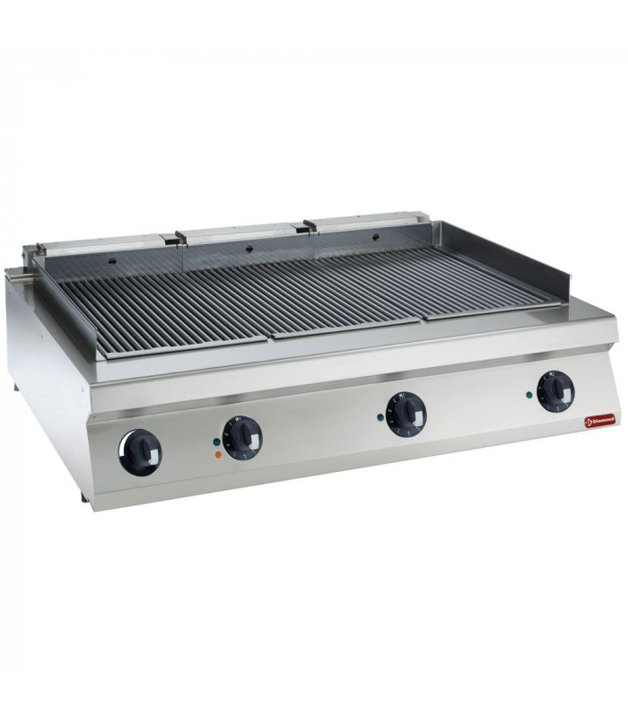 GRILL ELECTRIQUE HIGH POWER 1200MM - TOP DIAMOND dans PLAQUE A SNACKER