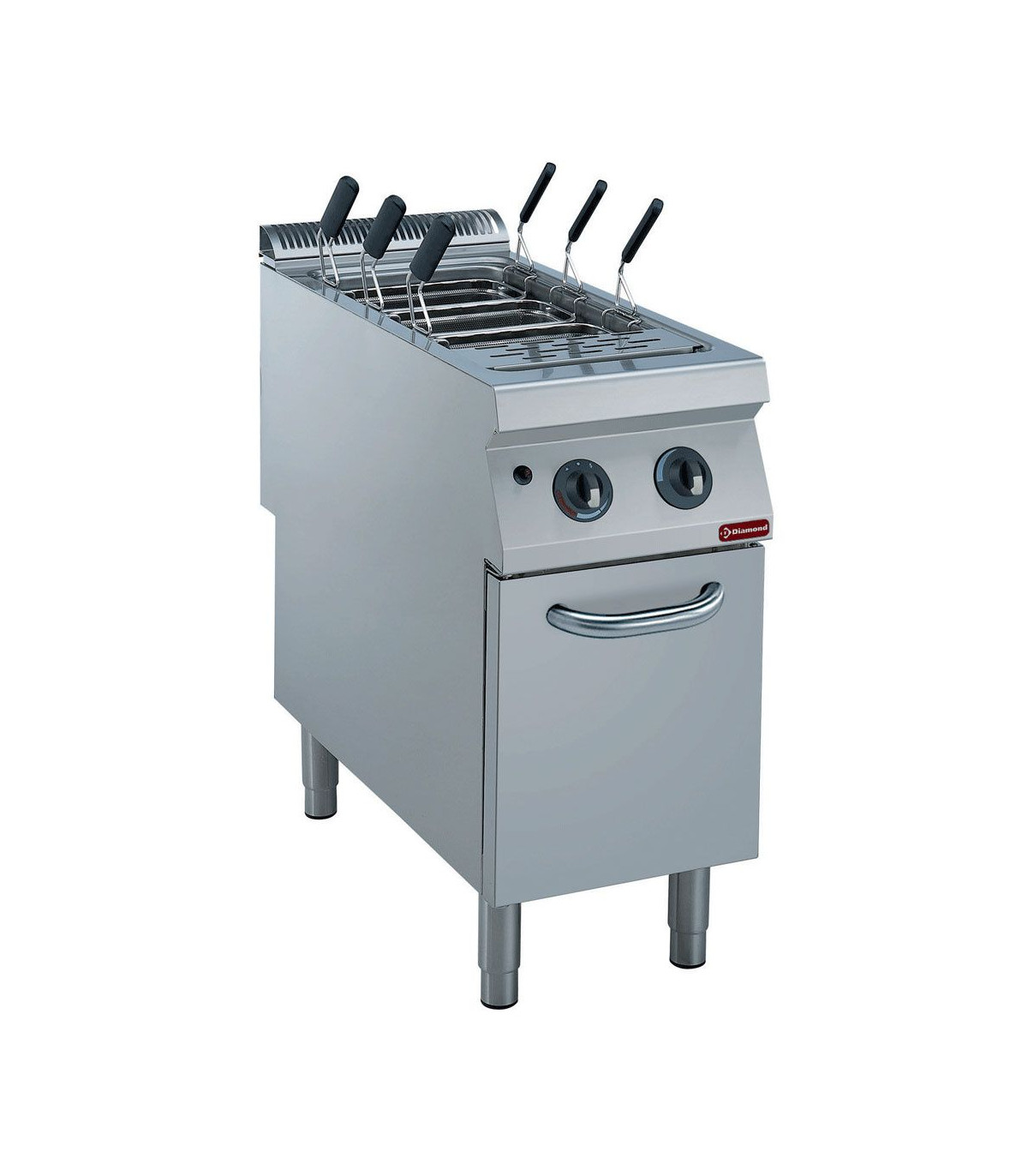 CUISEUR A PATES GAZ 1 CUVE GN1/1 SUR MEUBLE SANS PANIERS DIAMOND dans CUISEUR A PATES