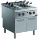 CUISEUR A PATES GAZ 2 CUVES GN1/1 SUR MEUBLE SANS PANIERS DIAMOND