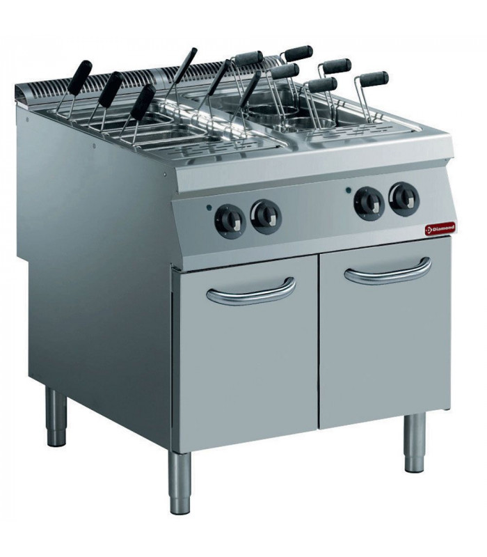 CUISEUR A PATES EL. 2 CUVES GN1/1 SUR MEUBLE SANS PANIERS DIAMOND dans CUISEUR A PATES