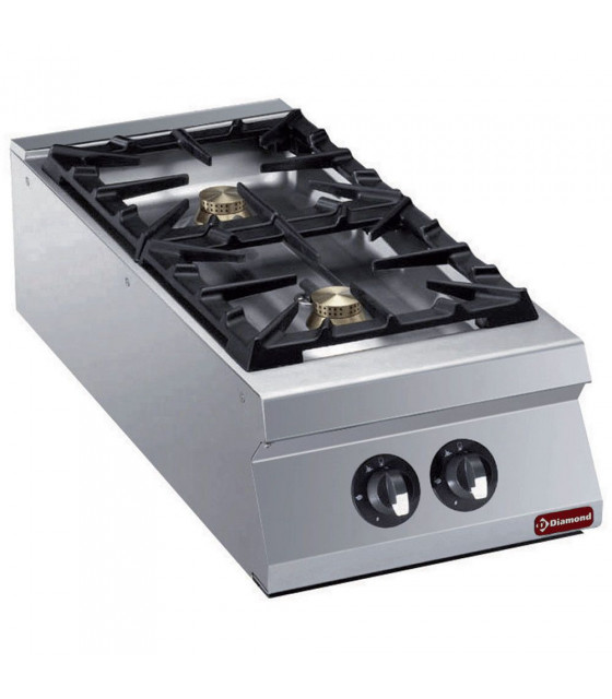 CUISINIERE 2 FEUX VIFS GAZ -TOP- MAXIMA 2200 DIAMOND dans GAZ