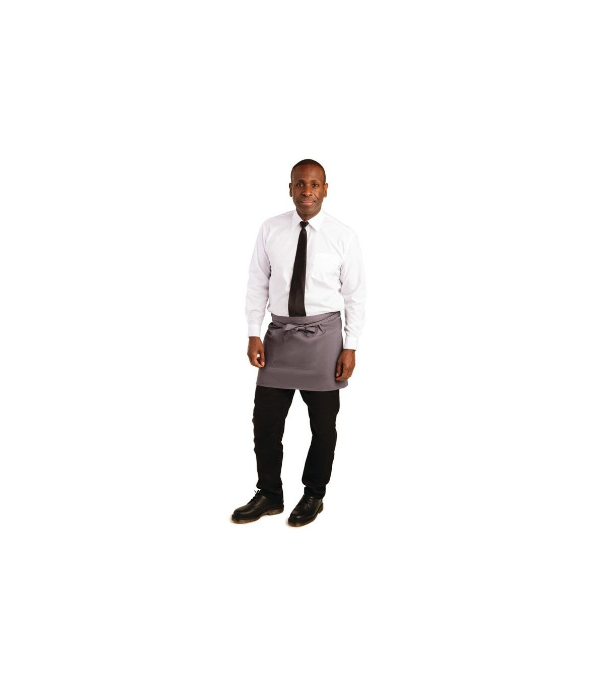 TABLIER SERVEUR COURT GRIS ANTHRACITE dans TABLIER