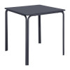 TABLE CARREE EN ACIER ADELINE 700MM BLEU-GRIS ARDOISE dans TABLE ACIER
