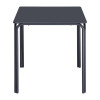 TABLE CARREE EN ACIER ADELINE 700MM BLEU-GRIS ARDOISE dans TABLE ACIER