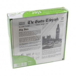 PAPIER INGRAISSABLE IMPRIME JOURNAL 2 COTES OUVERTS 300X300MM LOT DE 300 dans EMBALLAGE EN CARTON ET PAPIER