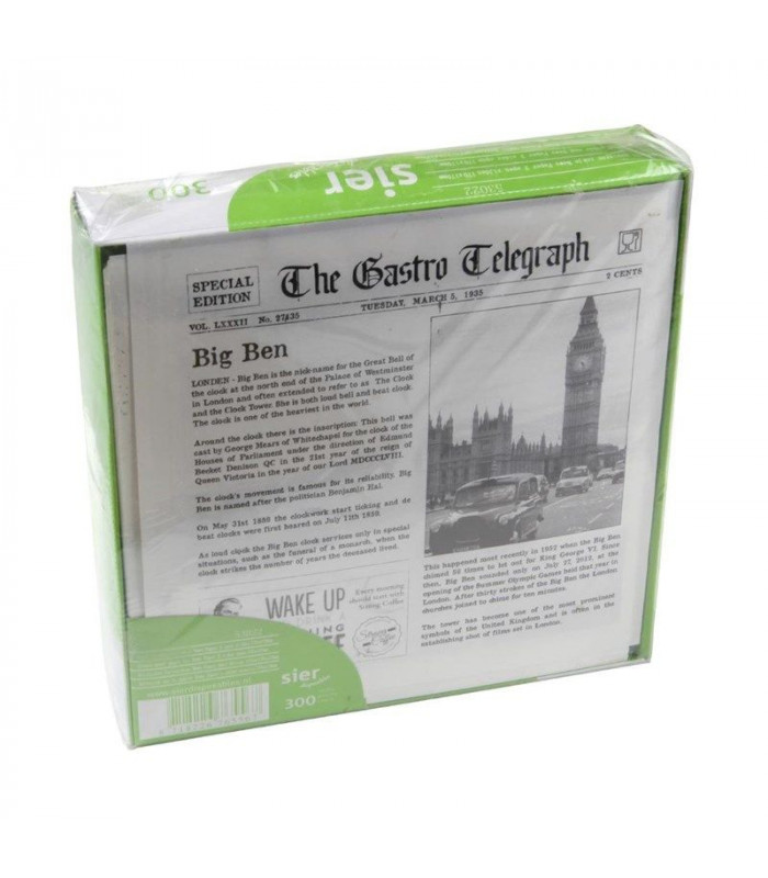 PAPIER INGRAISSABLE IMPRIME JOURNAL 2 COTES OUVERTS 170X170MM LOT DE 300 dans EMBALLAGE EN CARTON ET PAPIER
