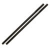 PAILLES DROITES NOIRES SIER DIPOSABLES REFORK 8MM/24CM LOT DE 100 dans PAILLES ET CHALUMEAUX