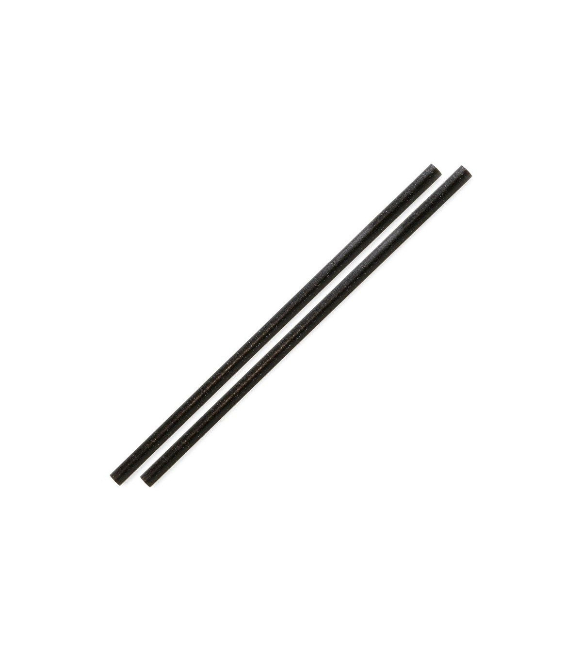PAILLES DROITES NOIRES SIER DIPOSABLES REFORK 8MM/24CM LOT DE 100 dans PAILLES ET CHALUMEAUX