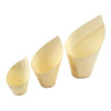 COUPELLES OBLIQUES EN BOIS FSC© SIER DISPOSABLES 50ML LOT DE 50 dans EMBALLAGE EN BOIS
