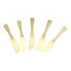 COUTEAU EN BAMBOU SIER DISPOSABLES 90MM LOT DE 30 dans EMBALLAGE EN BAMBOU