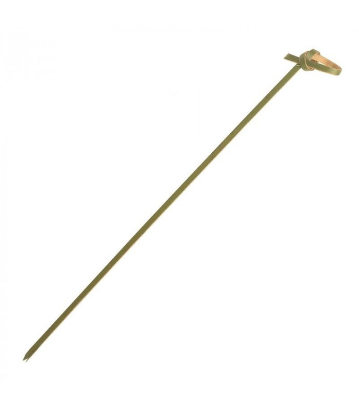PIQUES NOEUDS EN BAMBOU SIER DISPOSABLES 180MM LOT DE 250 dans EMBALLAGE EN BAMBOU