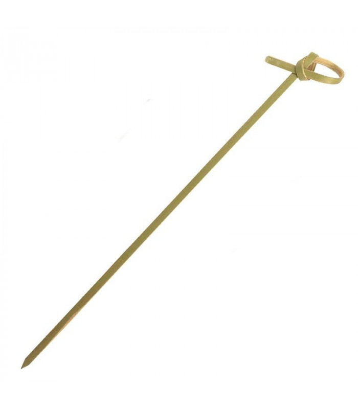 PIQUES NOEUDS EN BAMBOU SIER DISPOSABLES 150MM LOT DE 250 dans EMBALLAGE EN BAMBOU
