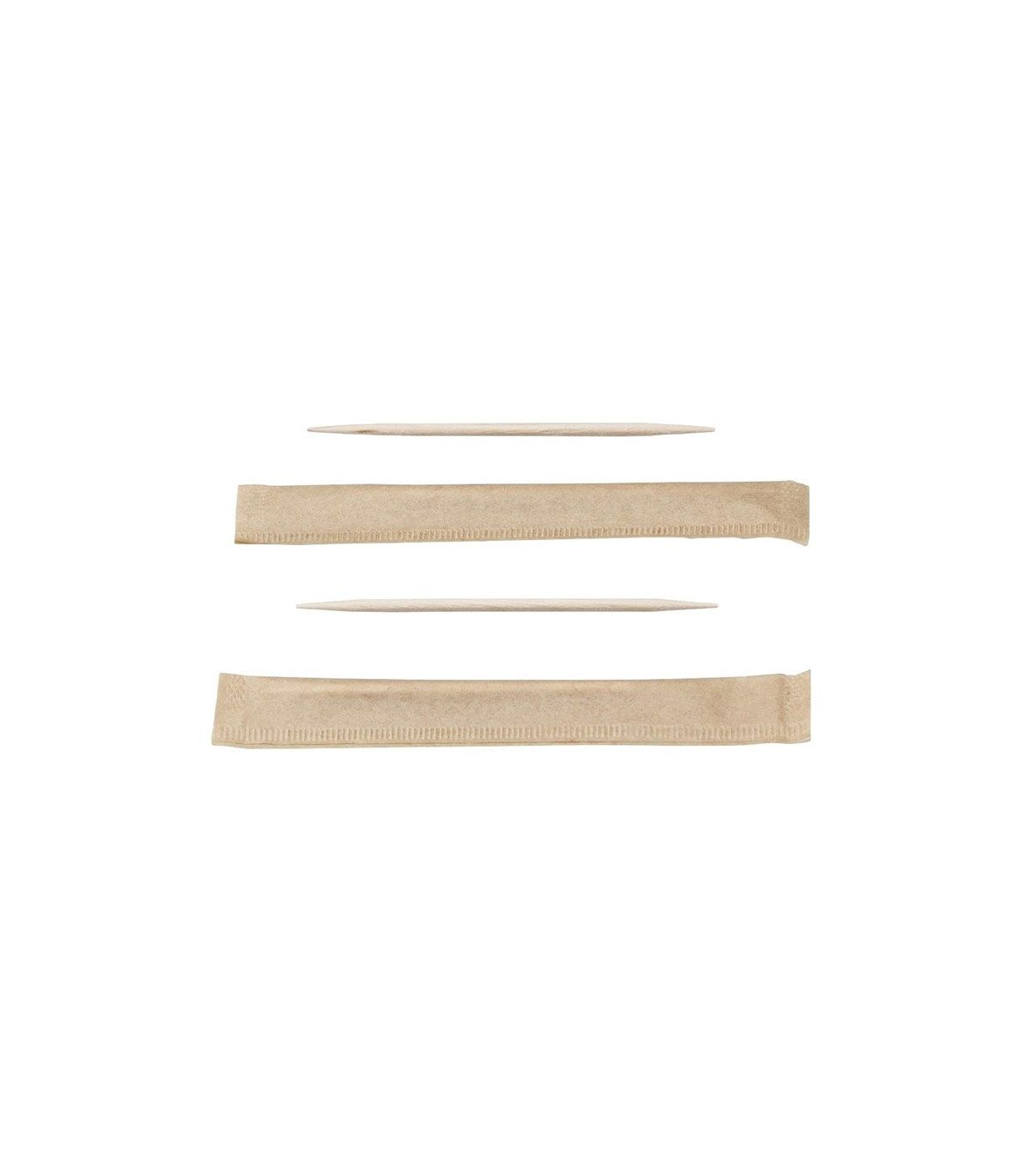 CURE-DENTS EN BOIS FSC© SIER DISPOSABLES 65MM LOT DE 1000 dans EMBALLAGE EN BOIS
