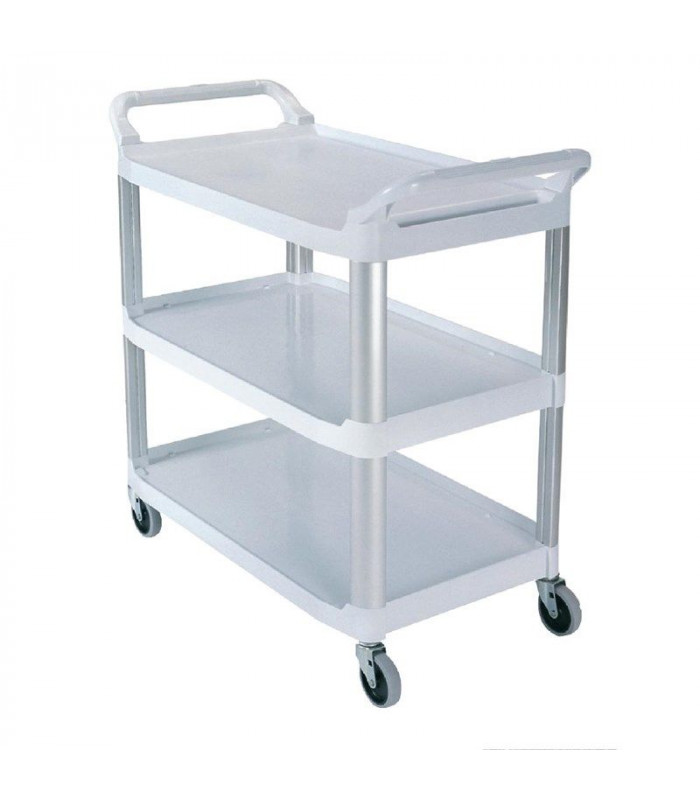 CHARIOT BLANC RUBBERMAID MODELE SOLIDE RUBBERMAID dans CHARIOT DE DEBARRASSAGE