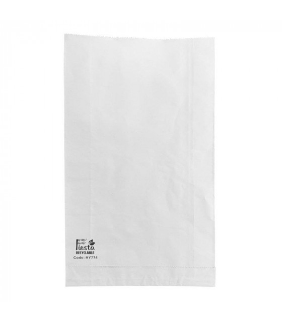 SACS EN PAPIER DOUBLES EN ALUMINIUM FIESTA RECYCLABLE 305X180X60MM LOT DE 500 dans EMBALLAGE EN CARTON ET PAPIER