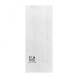 SACS EN PAPIER DOUBLES EN ALUMINIUM FIESTA RECYCLABLE 250X100X45MM LOT DE 500 dans EMBALLAGE EN CARTON ET PAPIER