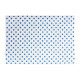 PAPIER D'EMBALLAGE BURGER FIESTA COMPOSTABLE POINTS BLEUS 250X350 LOT DE 200
