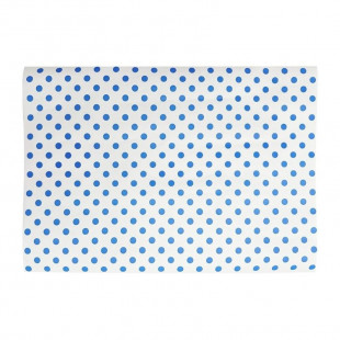 PAPIER D'EMBALLAGE BURGER FIESTA COMPOSTABLE POINTS BLEUS 250X350 LOT DE 200 dans EMBALLAGE EN CARTON ET PAPIER
