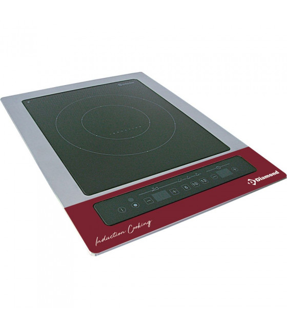 PLAQUE A INDUCTION ENCASTRABLE 3.6KW TACTILE DIAMOND dans RECHAUD ELECTRIQUE