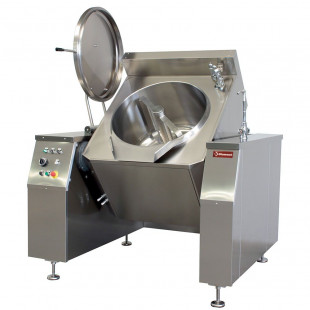 MARMITE BASCULANTE + MELANGEUR ELECTRQIUE 200LT CHAUFFAGE INDIRECT DIAMOND dans MARMITE