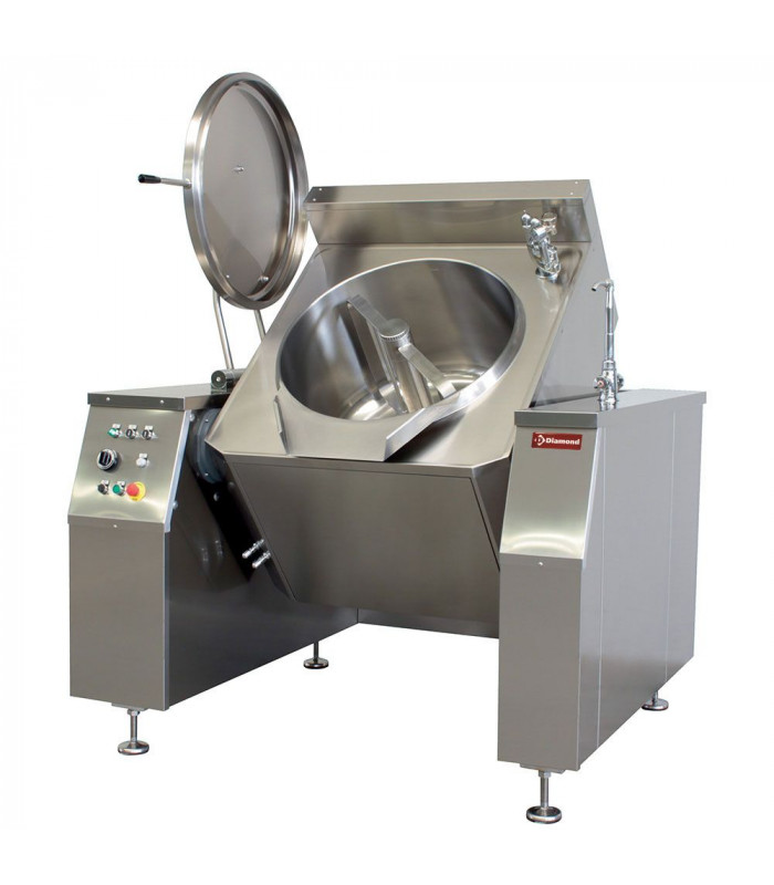 MARMITE BASCULANTE + MELANGEUR ELECTRQIUE 300LT CHAUFFAGE INDIRECT DIAMOND dans MARMITE
