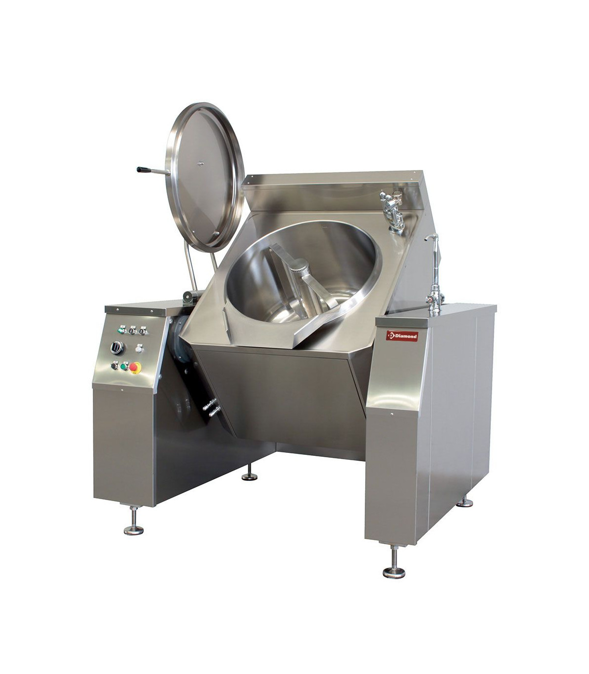 MARMITE BASCULANTE + MELANGEUR ELECTRQIUE 300LT CHAUFFAGE INDIRECT DIAMOND dans MARMITE