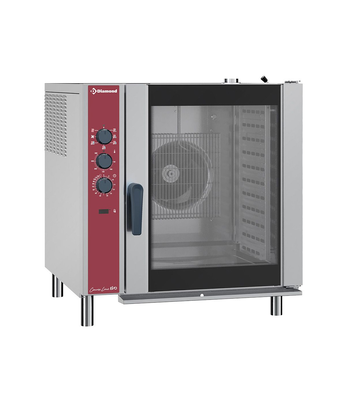FOUR ELECTRIQUE A CONVECTION 10GN 1/1 + HUMIDIFICATEUR DIAMOND dans FOUR CONVECTION