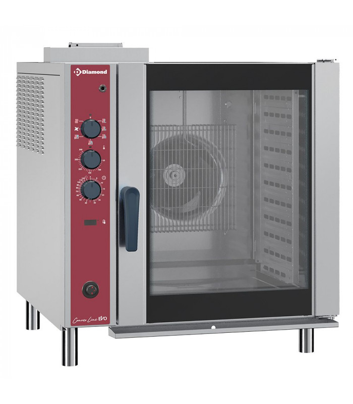 FOUR GAZ A CONVECTION 10XGN 1/1 + HUMIDIFICATEUR AUTOMATIQUE DIAMOND dans FOUR CONVECTION
