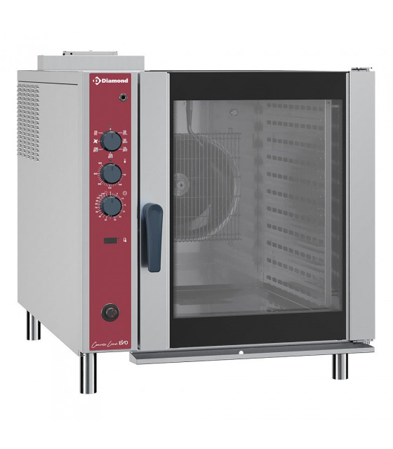 FOUR GAZ A CONVECTION 10XGN 2/1 + HUMIDIFICATEUR AUTOMATIQUE DIAMOND dans FOUR CONVECTION