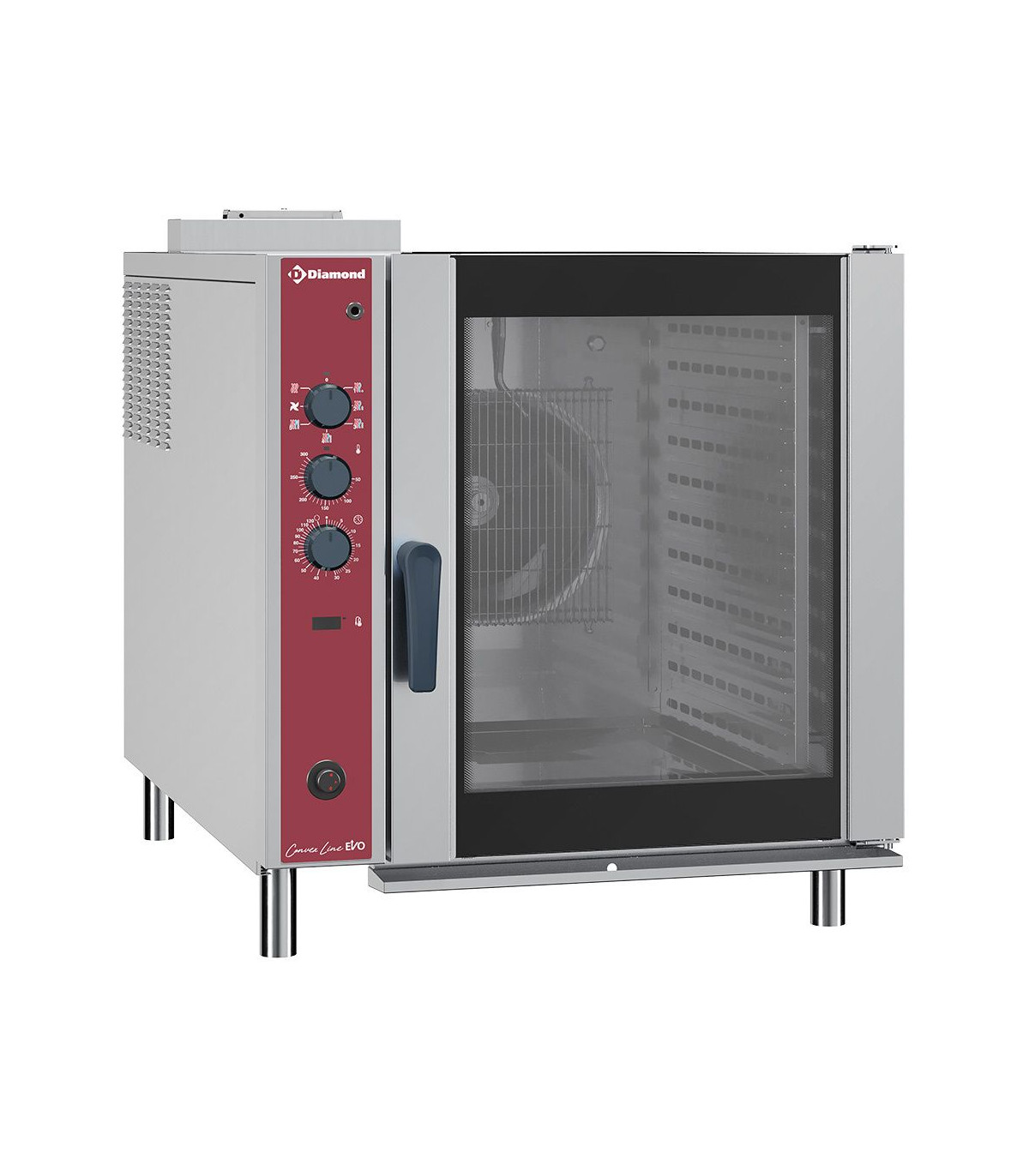 FOUR GAZ A CONVECTION 10XGN 2/1 + HUMIDIFICATEUR AUTOMATIQUE DIAMOND dans FOUR CONVECTION
