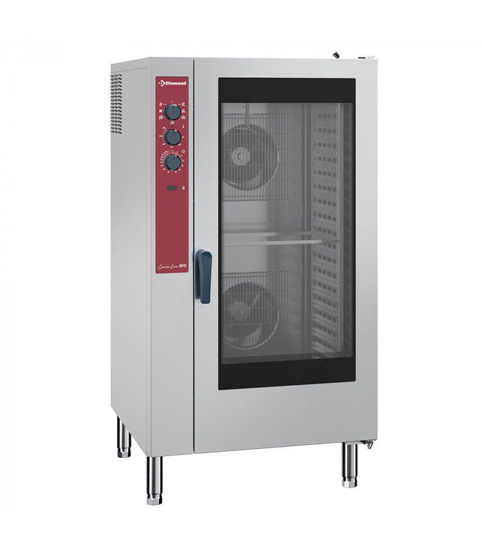 FOUR ELECTRIQUE A CONVECTION 20GN1/1 + HUMIDIFACTEUR DIAMOND dans FOUR CONVECTION