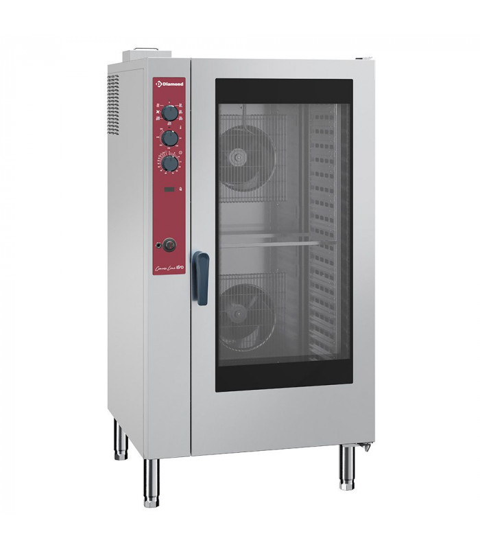 FOUR GAZ A CONVECTION 20XGN1/1 + HUMIDIFICATEUR AUTOMATIQUE DIAMOND dans FOUR CONVECTION