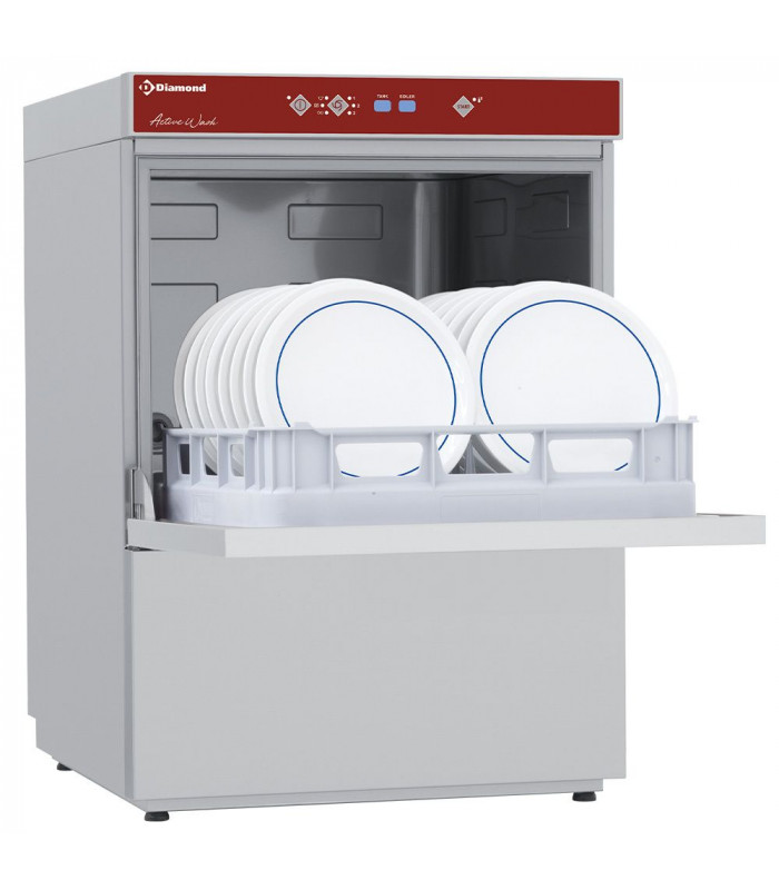 LAVE-VAISSELLE PANIER 500X500MM + POMPE DECHARGE + BREAK-TANK DIAMOND dans LAVE VAISSELLE FRONTAL