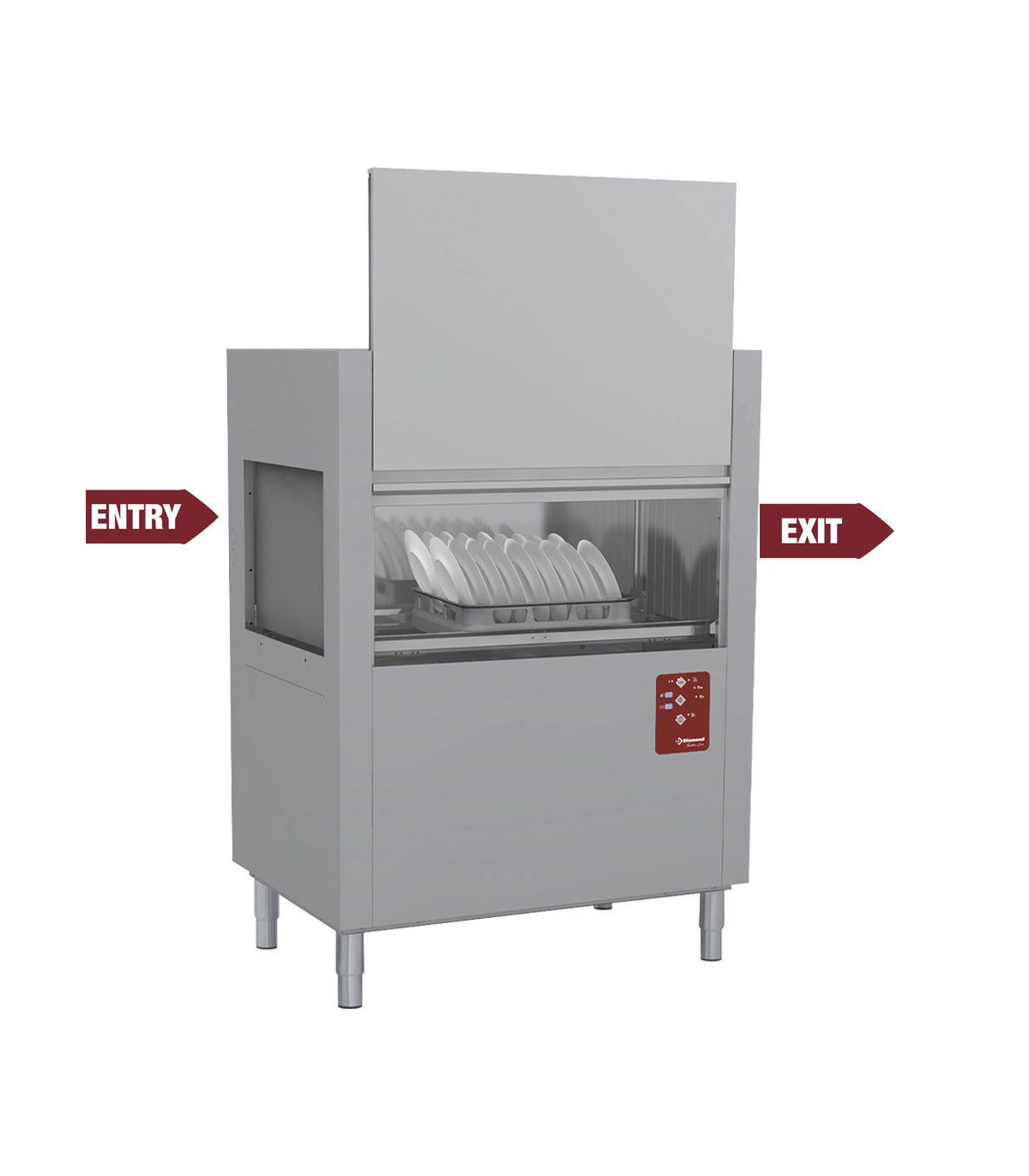 LAVE-VAISSELLE TRACTION DE PANIERS 120 PANIERS/H DIAMOND dans LAVE VAISSELLE A CAPOT