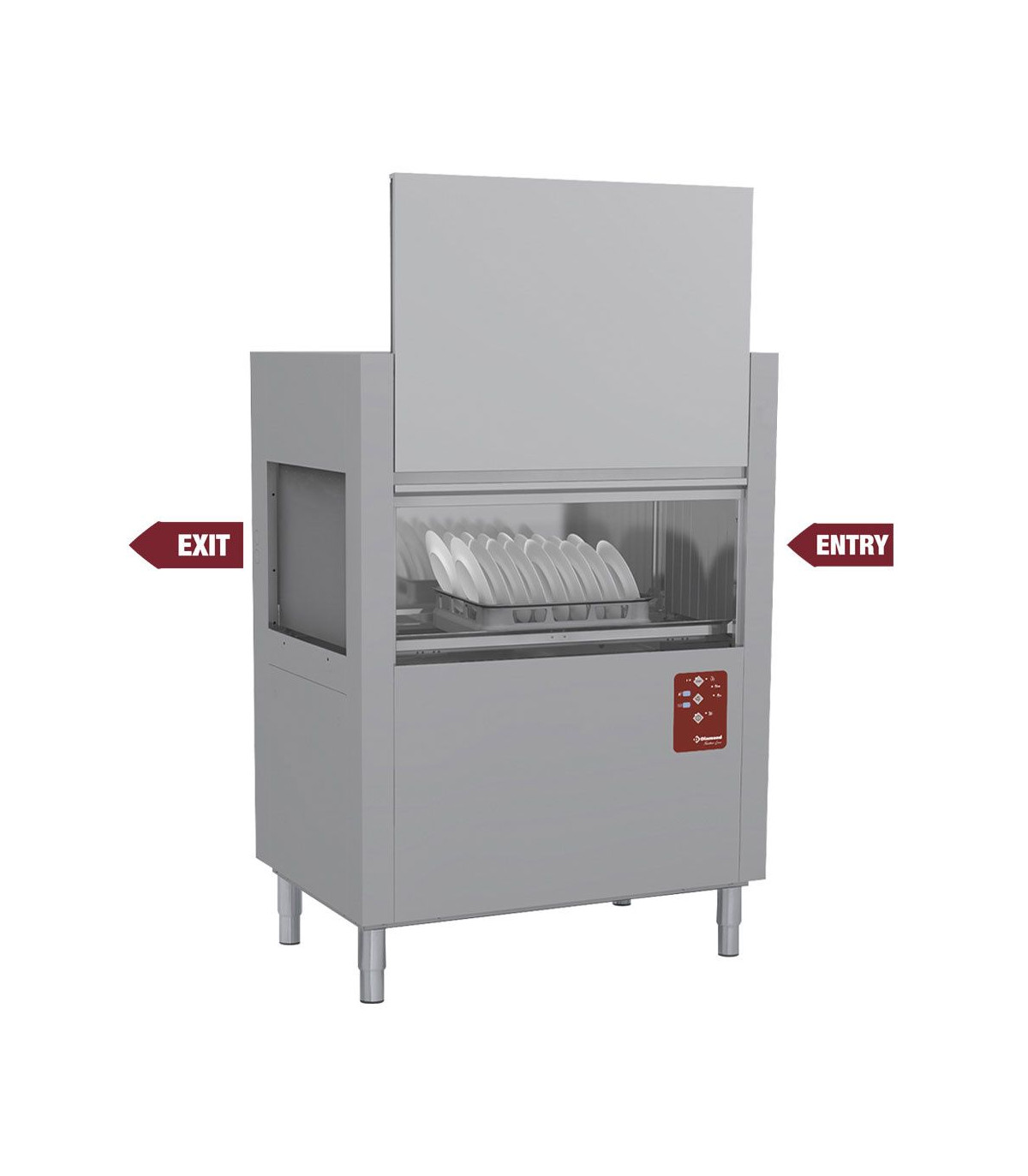 LAVE-VAISSELLE TRACTION DE PANIERS 120 PANIERS/H DIAMOND dans LAVE VAISSELLE A CAPOT