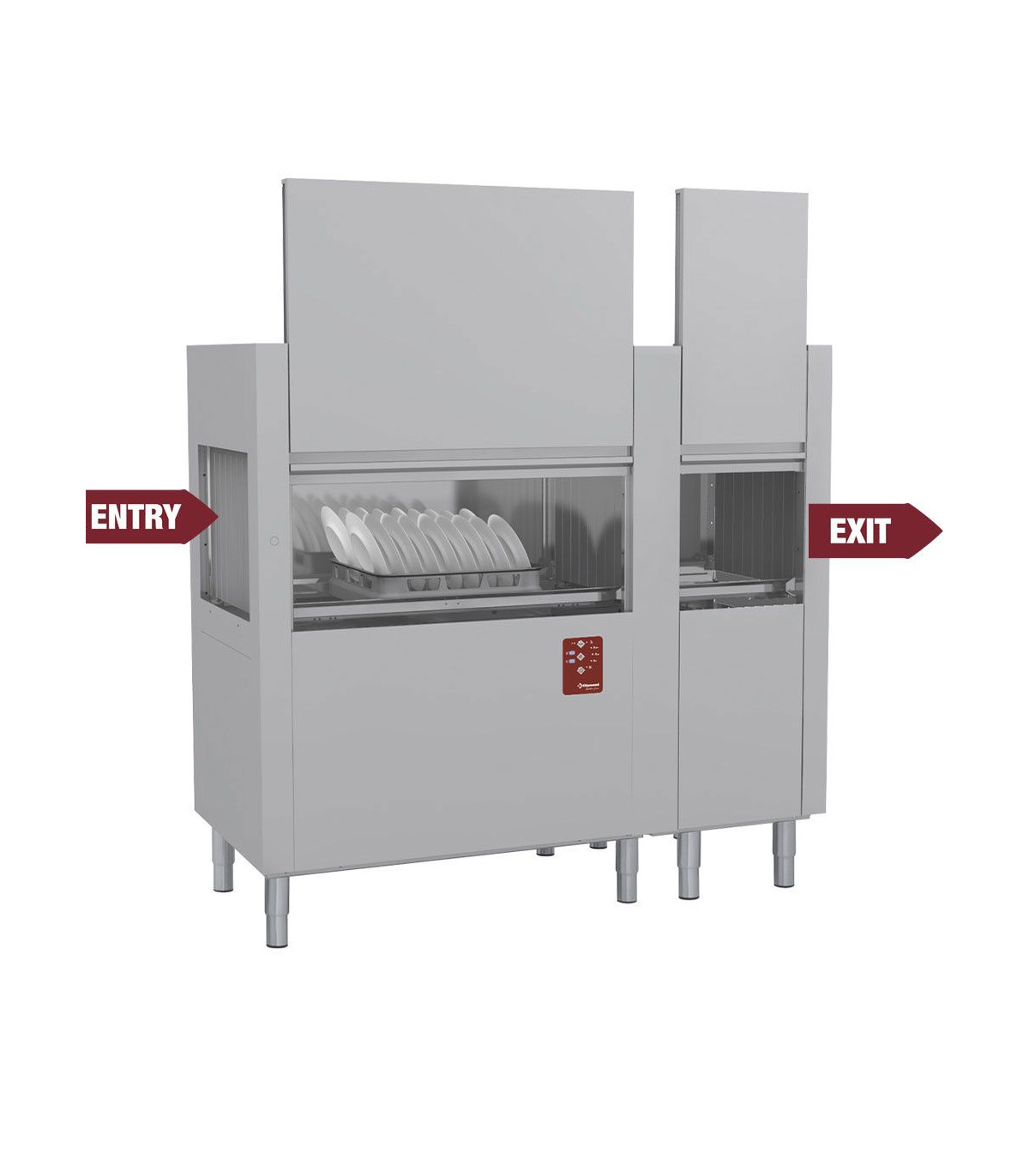 LAVE-VAISSELLE TRACTION DE PANIERS 200 PANIERS/H DIAMOND dans LAVE VAISSELLE A CAPOT