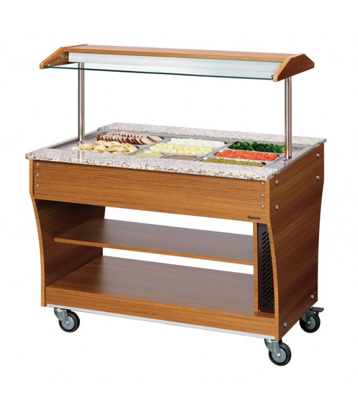 CHARIOT BUFFET CHAUD 3X 1/1GN BARTSCHER dans BUFFET BAIN MARIE