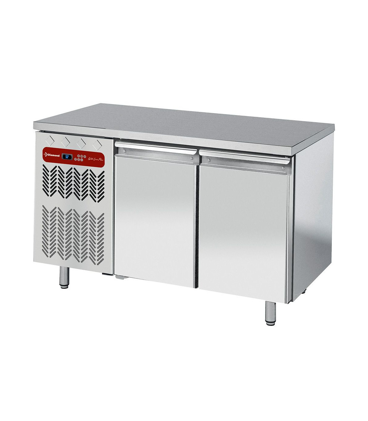 TABLE FRIGORIFIQUE VENTILEE 2 PORTES GN1/1 GROUPE A GAUCHE DIAMOND dans TABLES REFRIGEREES