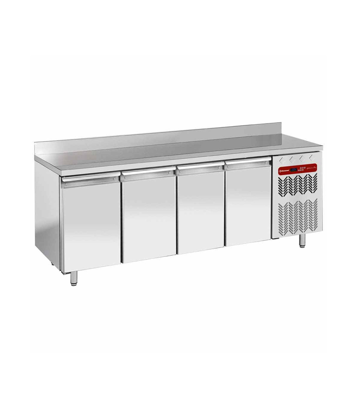 TABLE FRIGORIFIQUE MURALE VENTILEE 4 PORTES GN1/1 550LT DIAMOND dans TABLES REFRIGEREES