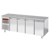 TABLE FRIGORIFIQUE VENTILEE 4 PORTES GN1/1 GROUPE A GAUCHE DIAMOND dans TABLES REFRIGEREES