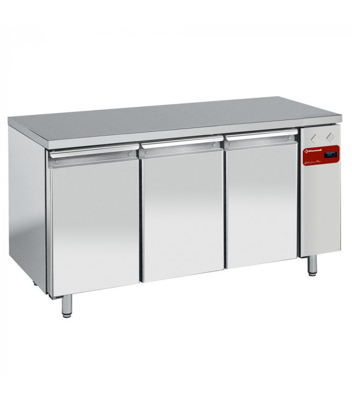 TABLE FRIGORIFIQUE VENTILEE 3 PORTES GN1/1 SANS GROUPE DIAMOND dans TABLES REFRIGEREES