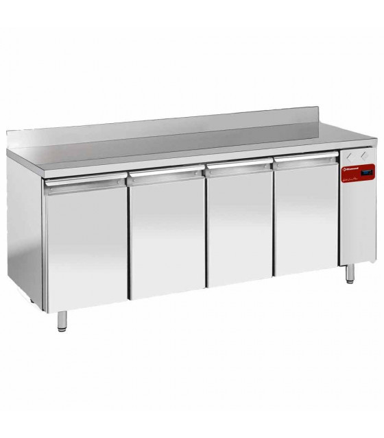 TABLE FRIGORIFIQUE MURALE VENTILEE 4 PORTES GN1/1 550LT SANS GROUPE DIAMOND dans TABLES REFRIGEREES