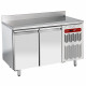 TABLE DE CONGELATION MURALE VENTILEE 2 PORTES GN1/1 260LT DIAMOND
