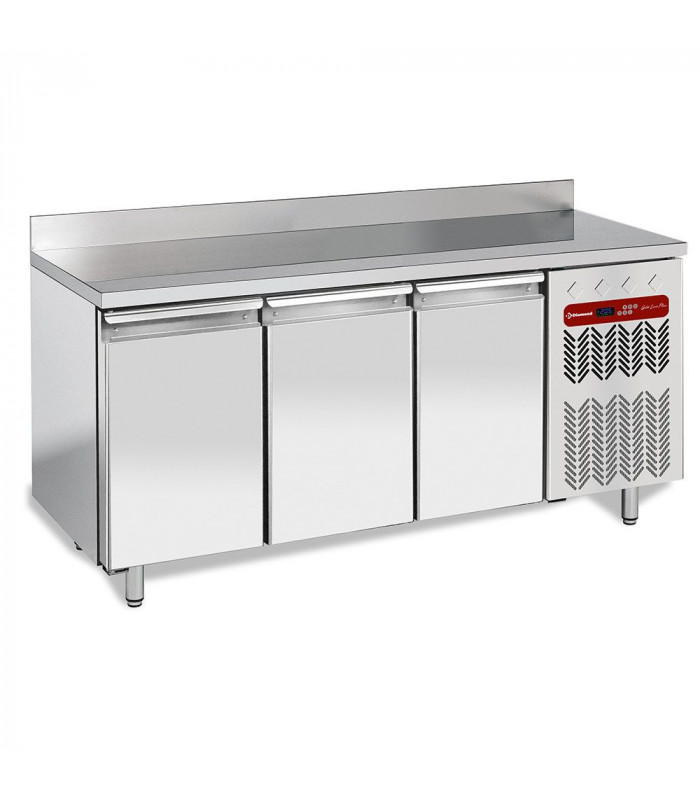 TABLE DE CONGELATION MURALE VENTILEE 3 PORTES GN1/1 405LT DIAMOND dans TABLES REFRIGEREES
