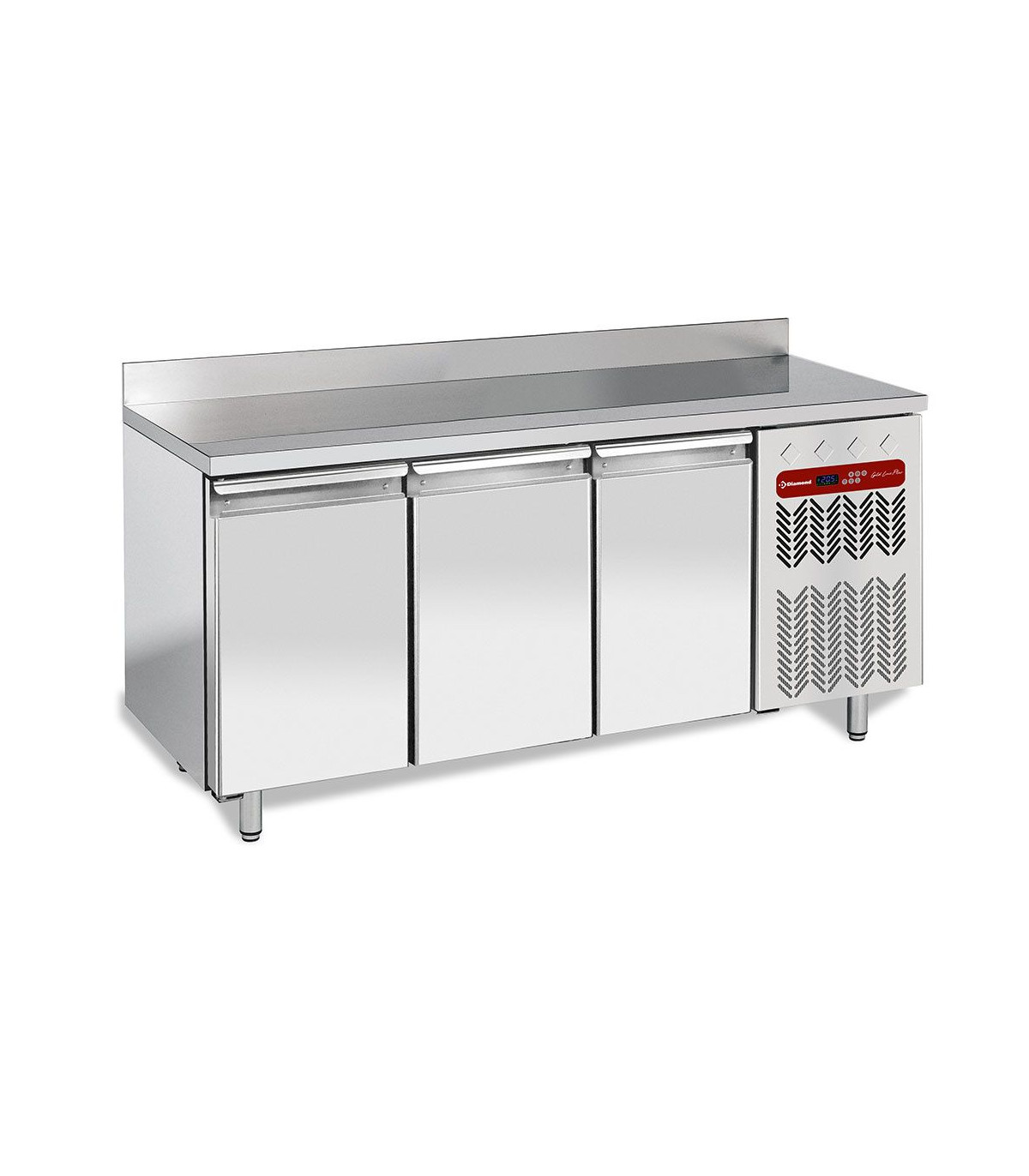TABLE DE CONGELATION MURALE VENTILEE 3 PORTES GN1/1 405LT DIAMOND dans TABLES REFRIGEREES