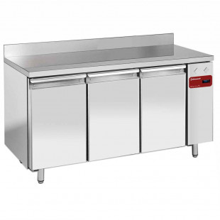 TABLE DE CONGELATION MURALE VENTILEE 3 PORTES GN1/1 405LT SANS GROUPE DIAMOND dans TABLES REFRIGEREES
