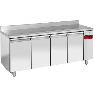 TABLE DE CONGELATION MURALE VENTILEE 4 PORTES GN1/1 550LT SANS GROUPE DIAMOND dans TABLES REFRIGEREES