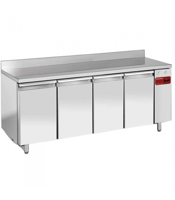 TABLE DE CONGELATION MURALE VENTILEE 4 PORTES GN1/1 550LT SANS GROUPE DIAMOND dans TABLES REFRIGEREES