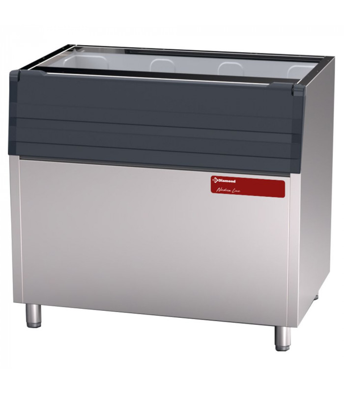 BAC STOCKAGE AVEC CHARIOTS DE 108KG DIAMOND dans MACHINE A GLACONS