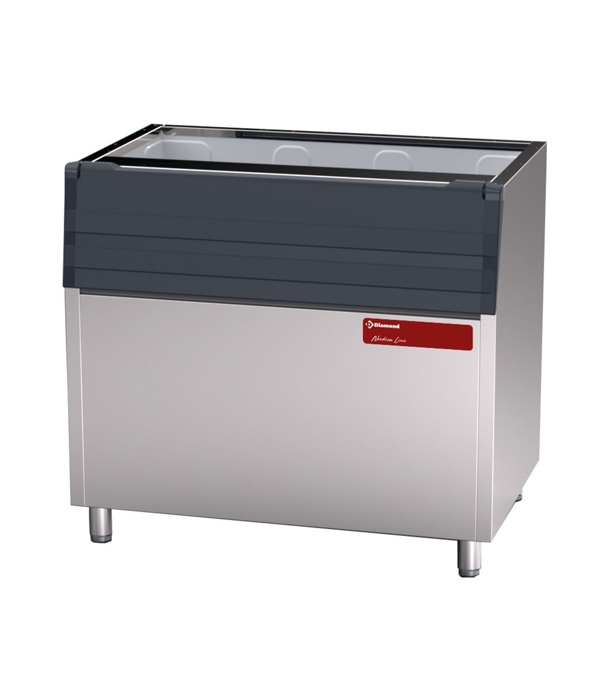 BAC STOCKAGE AVEC CHARIOTS DE 108KG DIAMOND dans MACHINE A GLACONS
